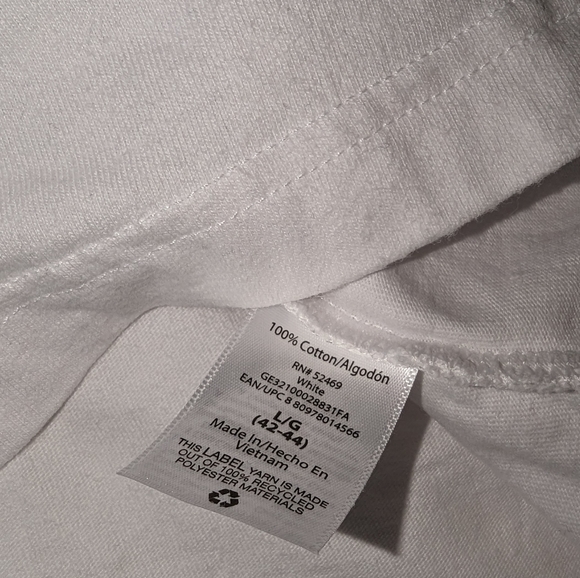 George Men's white long sleeve t-shirt - Picture 4 of 11